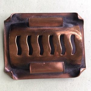 Vintage copper brooch